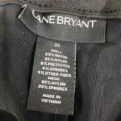 NWOT Lane Bryant Black Sparkle The Allie Skinny Ankle Pant size 20