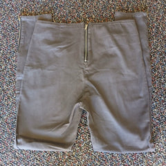 UGC Forever 21 Charcoal Grey Skinny Slacks with ankle zippers size lg